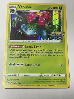 Pokemon TCG Charizard Pokemon GO Holo Rare Venusaur Blastoise - Image 3