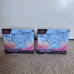 Pokemon TCG Chaos Rising Pokemon Center ETB Elite Trainer Box x2 Lot of 2 Sealed - Image 1