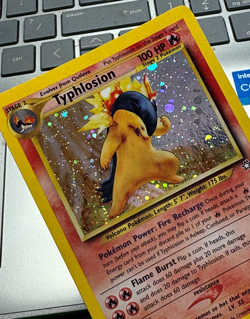 Typhlosion 17/111 Holo Pokemon TCG Neo Genesis MP/HP Card - Image 3