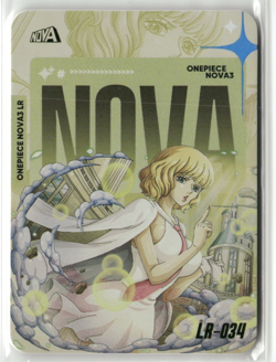 STUSSY LR LR-034 NOVA Thick One Piece Anime Collectible Card - Image 1