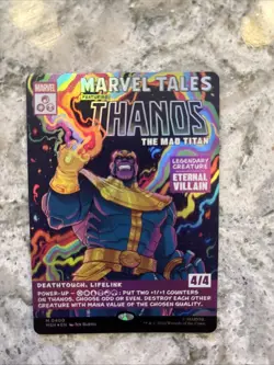 Thanos, The Mad Titan (Borderless) (0400) Marvel Super Heroes Foil - Image 1