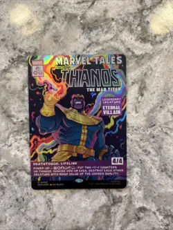 Thanos, The Mad Titan (Borderless) (0400) Marvel Super Heroes Foil - Image 2