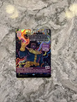 Thanos, The Mad Titan (Borderless) (0400) Marvel Super Heroes Foil - Image 3