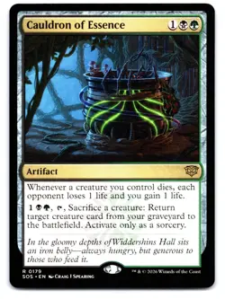 Cauldron of Essence 179 Rare Secrets of Strixhaven Magic: The Gathering NM - Image 1