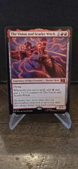MTG The Vision and Scarlet Witch Foil 0707 - Marvel Super Heroes - Image 1