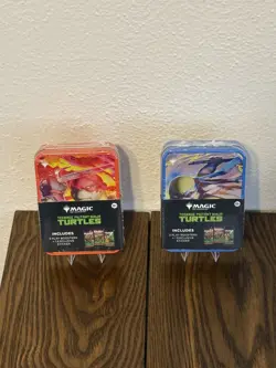 Magic The Gathering Teenage Mutant Ninja Turtles Tin Lot of 2 SEALED - Image 1