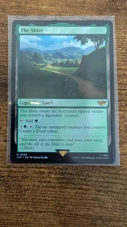 The Shire Lord of the Rings Tales of Middle-earth Magic The Gathering MTG 260 - Image 1