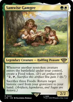 Samwise Gamgee - #222 - Lord of the Rings - NM MTG - Image 1