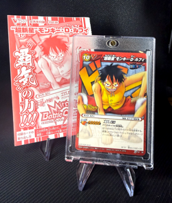 Monkey D. Luffy POP 39 Japanese ONE PIECE V Jump Promo Miracle Battle Carddass - Image 1