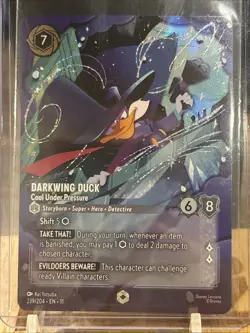 Darkwing Duck - Cool Under Pressure (Enchanted) 239/204 Winterspell Holo Lorcana - Image 1