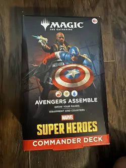 2026 MAGIC THE GATHERING MARVEL SUPER HEROES AVENGERS ASSEMBLE COMMANDER DECK - Image 1