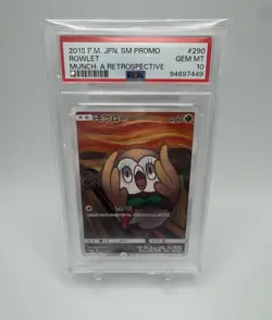 2018 Pokemon Japanese SM Promo Munch: Retrospective #290 Rowlet PSA 10 GEM MINT - Image 1