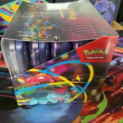 Pokemon TCG: Mega Evolutions Mega Heroes 10x Mini Tin SEALED DISPLAY CASE - Image 2