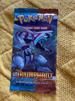 Pokemon HS TRIUMPHANT Sealed Booster Pack UNWEIGHED READ! - Image 1