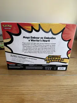 Pokemon TCG Mega Emboar Ex Box Brand New & Sealed English - Image 4