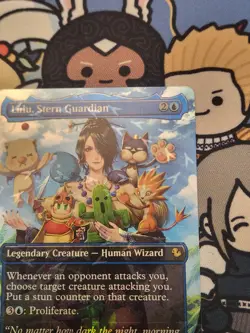 MTG Lulu, Stern Guardian - Borderless Chocobo Track FOIL NM - Image 4