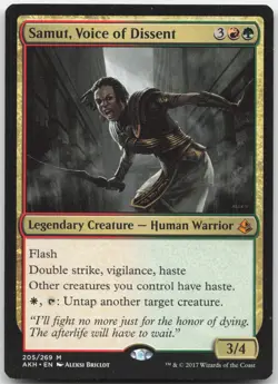 Samut, Voice of Dissent - Amonkhet - Mythic - Magic: The Gathering - Image 1