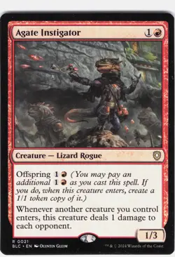 Agate Instigator #21 Commander: Bloomburrow Regular Rare - Image 1