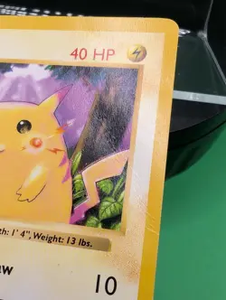 Pikachu Red Cheeks 58/102 Shadowless Base Set Common 1999 English Pokemon WoTC - Image 2