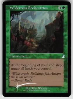 Wilderness Reclamation (Retro Frame) 458 Ravnica Remastered Foil NM - Image 1