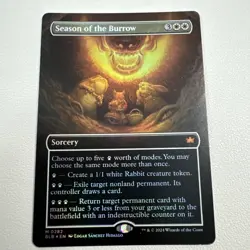 Season Of The Burrow Borderless (NM Foil) BLB-0282 Mythic MTG - Image 1