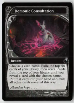 Demonic Consultation (Future Sight) Mystery Booster 2 (181) - MTG - Image 1