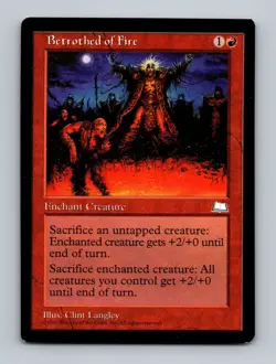 Betrothed of Fire Weatherlight Non-Foil MTG LP - Image 1