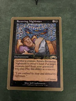 1998 MTG: Recurring Nightmare English - World Championship Brian Selden/Exodus - Image 1