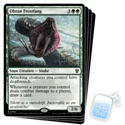 OHRAN FROSTFANG X4 Murders At Karlov Manor: Commander Magic MTG MINT CARD - Image 1