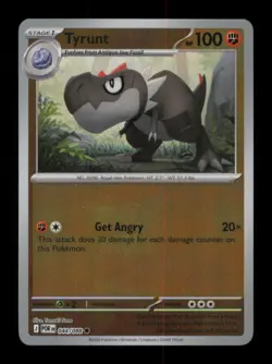 REVERSE HOLO TYRUNT COMMON 044/088 NM POKEMON - Image 1