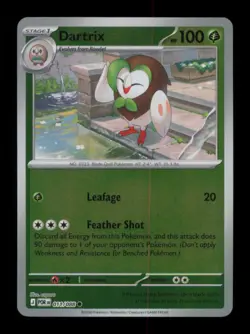 REVERSE HOLO DARTRIX COMMON 011/088 NM POKEMON - Image 1