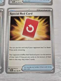 4x Special Red Card 082 Chaos Rising Uncommon Mega Evolution Playset Pokemon TCG - Image 2