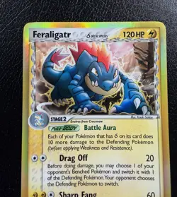 Feraligatr (Delta Species) 2/101 Holo Pokemon EX Dragon Frontiers MP - Image 2