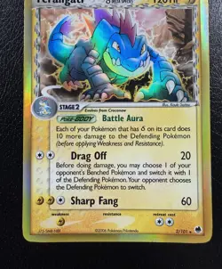 Feraligatr (Delta Species) 2/101 Holo Pokemon EX Dragon Frontiers MP - Image 3