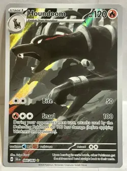 Houndoom 66/64 Holo Illustration Rare Shrouded Fable Pokemon TCG NM - Image 1