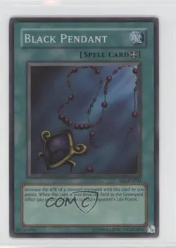 Black Pendant English Worldwide YuGiOh Spell Ruler #SRL-EN003 2002 READ - Image 1