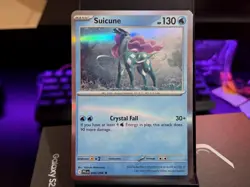 SUICUNE RARE HOLO 026/094 PHANTASMAL FLAMES POKEMON NM - Image 1