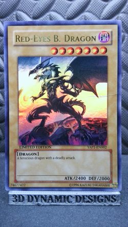 | Yugioh Red-Eyes B. Dragon YAP1-EN002 Ultra Rare Anniversary Pack HP 🔥 | - Image 1