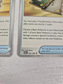 4x Transformation Tome 083/086 Uncommon Chaos Rising Pokemon TCG NM Playset - Image 3