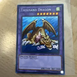 YuGiOh! - Thousand Dragon MRD-EN143 Secret Rare 25th Anniversary Edition NM - Image 1