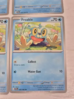 4x Froakie 020/086 Chaos Rising Pokemon Cards Playset Mega Evolutions TCG - Image 2