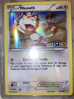 Meowth 53/83 Toys R Us Promo 053/083 Pokemon TCG Promo NM Clefairy - Image 2