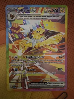 Jolteon ex 153/131 Holo Prismatic Evolutions Pokemon NM - Image 1