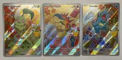 Pokemon TCG First Partner Illustration Collection Series 2 Johto Starters - Image 1