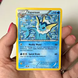 Pokemon TCG Vaporeon BW89 Black & White Promo Holo 110HP Stage 1 Eng - Image 1