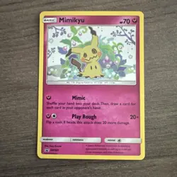Mimikyu SM163 Black Star Promo Sun and Moon Pokemon Card NM - Image 1