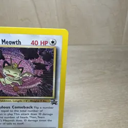 Wizards of the Coast Pokemon Card Team Rocket's Meowth 18/53 Promo Holo 40 HP - Image 4