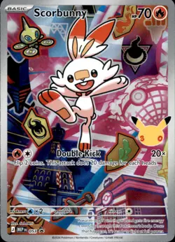 Scorbunny 053 Promo ME: Mega Evolution Promo Pokemon Holo Near Mint - Image 1
