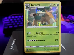 TORTERRA RARE HOLO HOLO 008/172 BRILLIANT STARS POKEMON NM - Image 1