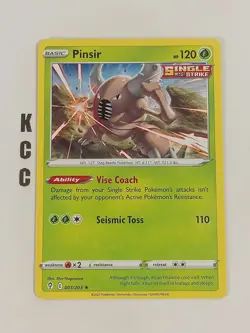 Pinsir 001/203 Regular Evolving Skies Pokemon TCG - Image 1